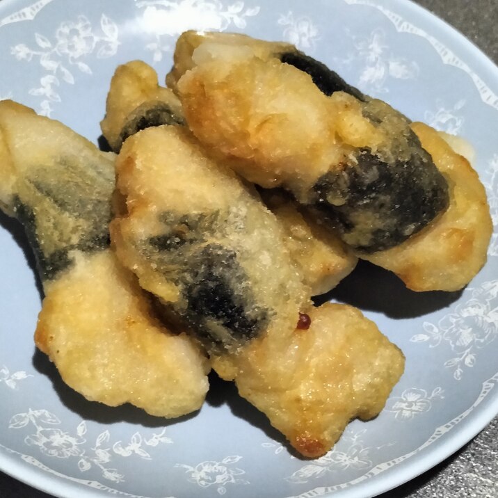 鶏むね肉で簡単ヘルシー♪大葉チーズ磯辺揚げ風